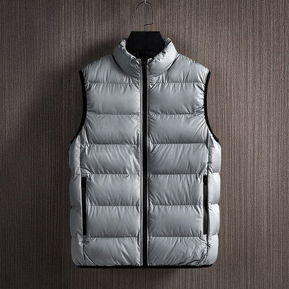 Men's - Quilted Waistcoat - Warm Winter Layer - Stylish Insulation
