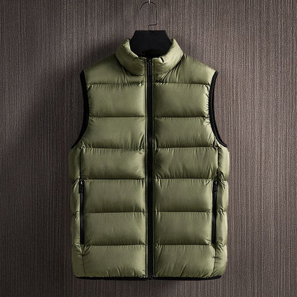 Men's - Quilted Waistcoat - Warm Winter Layer - Stylish Insulation