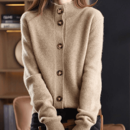 Women's - Luxurious Knit Cardigan - Cosy & Stylish Layer