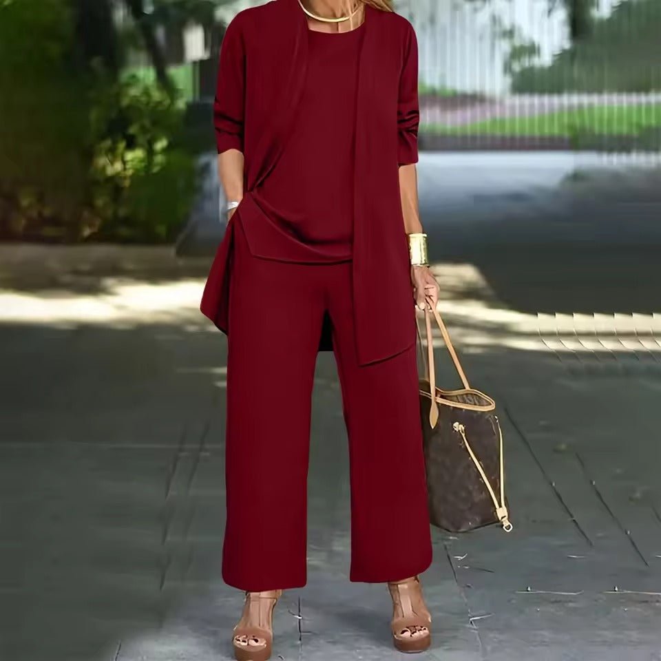 Women's - 3-Piece Sophisticated Set - Elegant Style - Perfect for Any Occasion - Versatile Fashion Essentials