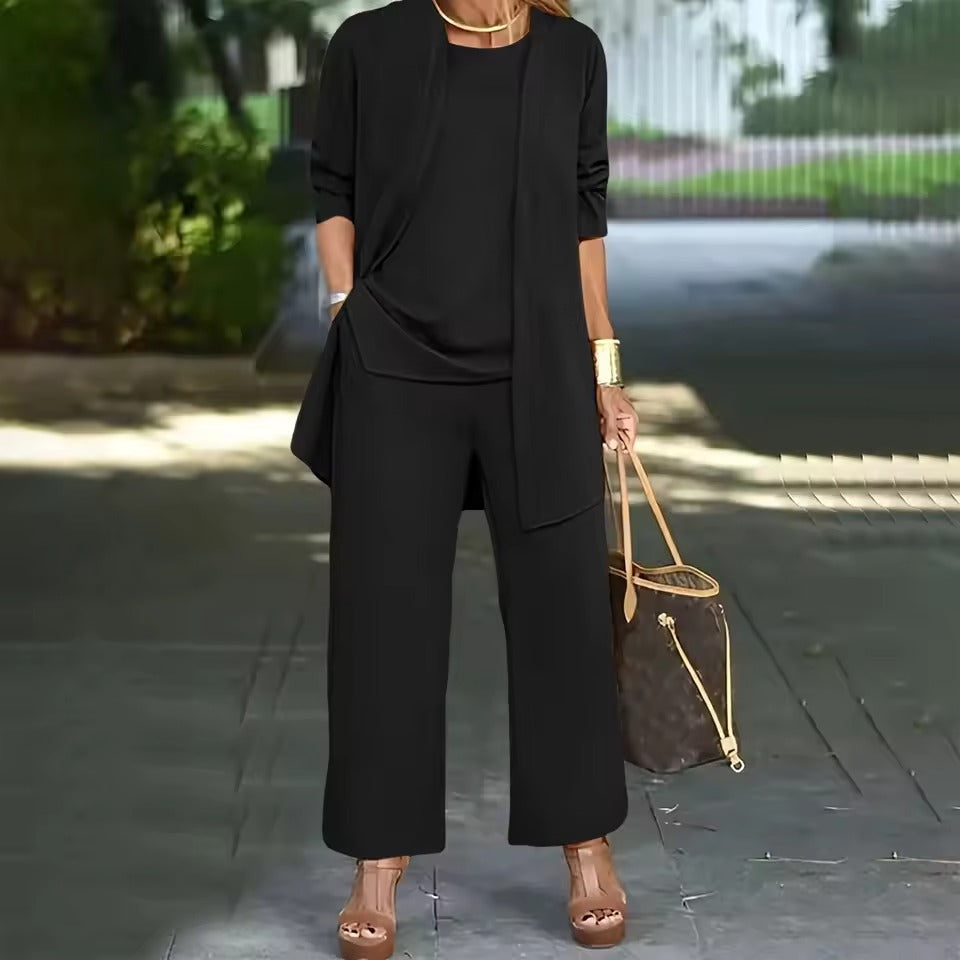 Women's - 3-Piece Sophisticated Set - Elegant Style - Perfect for Any Occasion - Versatile Fashion Essentials