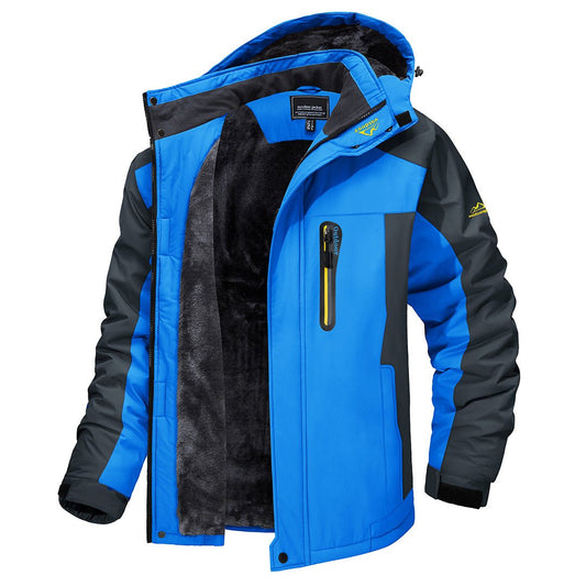 Men's - Waterproof Winter Jacket - Warm and Breathable - Suitable for Cold Weather