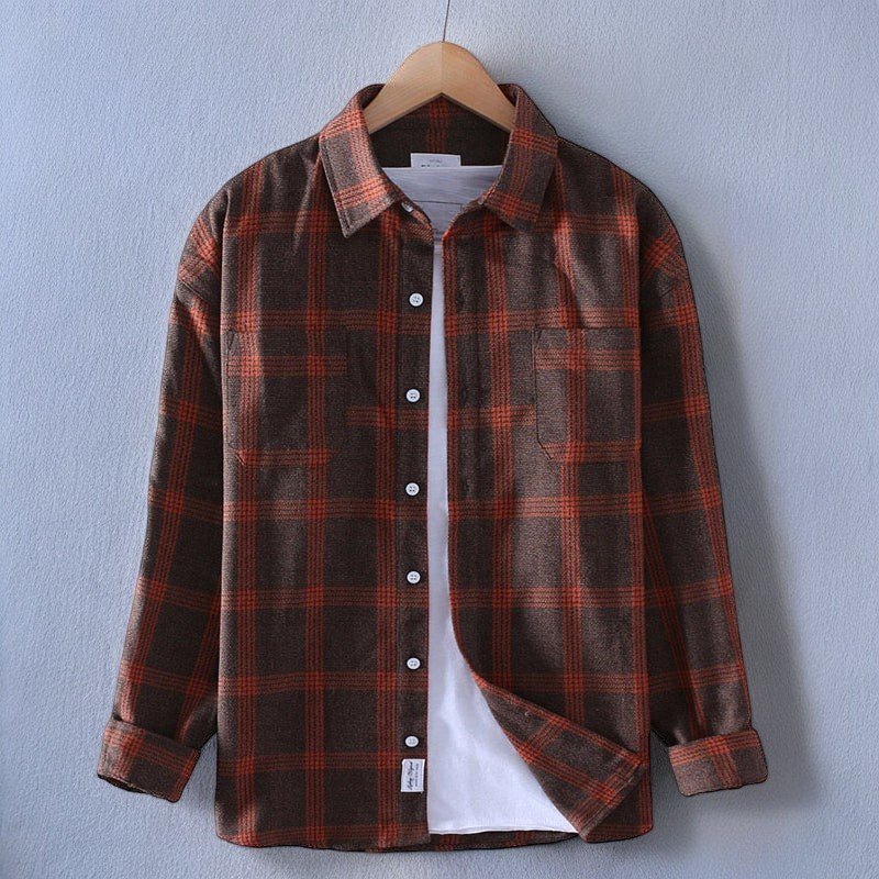 Men's - Casual Linen Shirt - Lightweight and Breathable