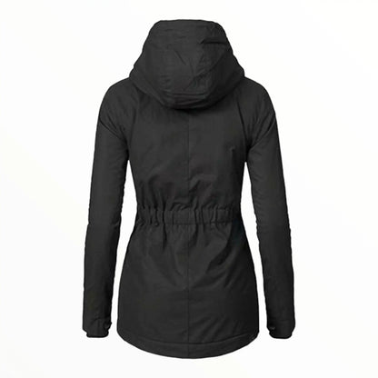 Women's - Parka Jacket - Warm Faux Fur Trim