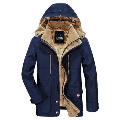 Men's - Cold Weather Parka - Insulated & Stylish Jacket