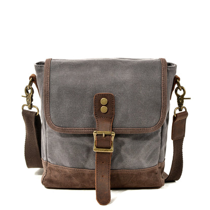 Unisex - Small Canvas Messenger Bag - Stylish & Versatile