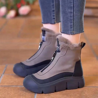 Women - Shoes - Snow Zip-Up - Winter Fit