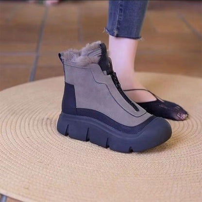 Women - Shoes - Snow Zip-Up - Winter Fit