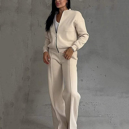 Women's – Two-Piece Set – Relaxed Fit, Casual Style – Comfortable Outfit