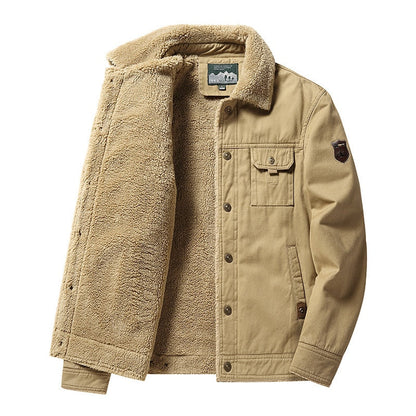 Men - Jacket - Fur Trim - Winter Warmth