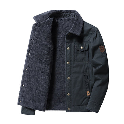 Men - Jacket - Fur Trim - Winter Warmth