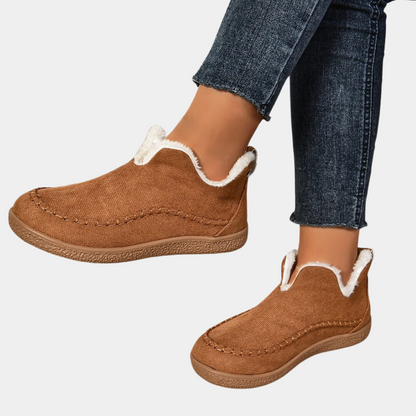 Women's - Warm Lined Shoes - Anti-Slip Sole